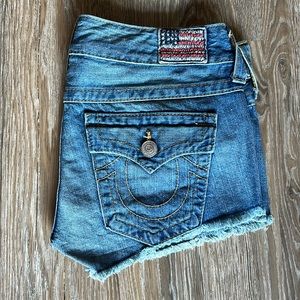 True Religion denim/blue Jean shorts
